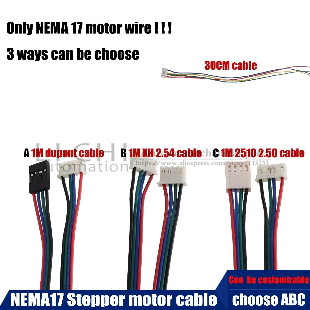شحن مجاني 5 قطع CE شهادة NEMA17 كابل 17HS4401 4-الرصاص نيما 17 محرك متدرج 42 موتور 42 BYGH CNC الليزر 3D طابعة شحن مجاني 5 قطع CE شهادة NEMA17 كابل 17HS4401 4-الرصاص نيما 17 محرك متدرج 42 موتور 42 BYGH CNC الليزر 3D طابعة