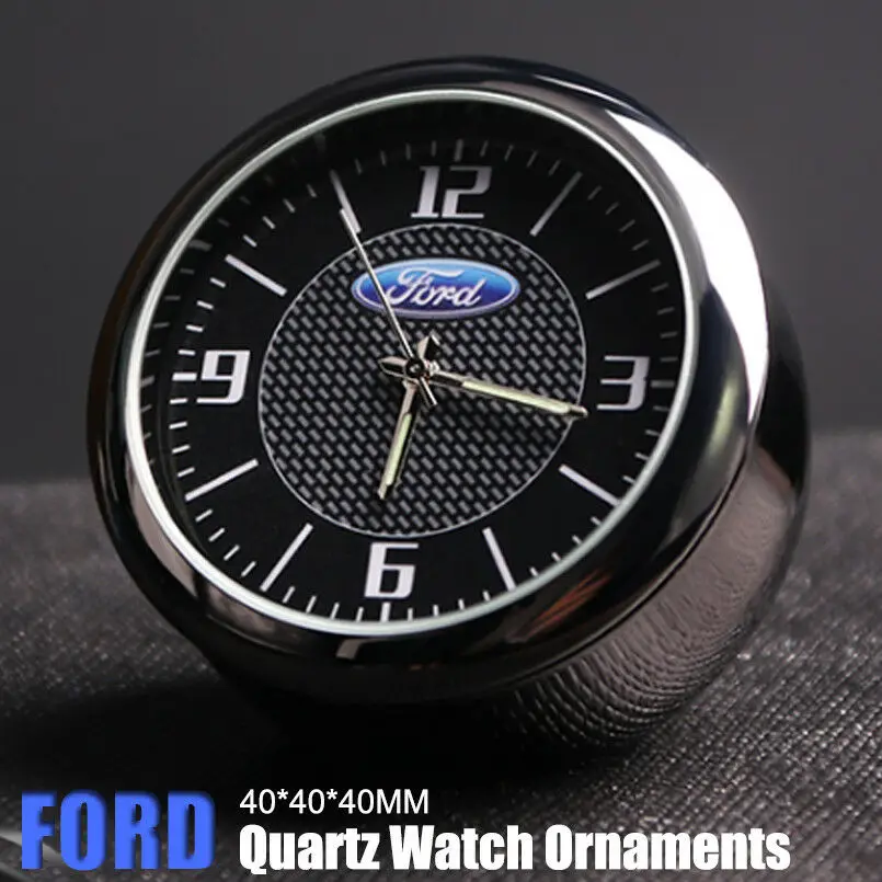 

Car Clock Refit Interior Luminous Electronic Quartz Watch Ornaments For Ford