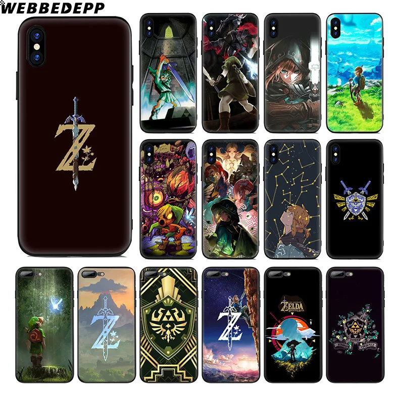 WEBBEDEPP Legend Of Zelda мягкий силиконовый чехол для Apple iPhone 11 Pro Xr Xs Max X или 10 8 7 6 6S Plus 5 5S SE