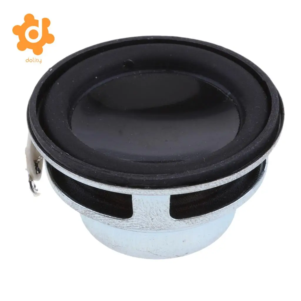 36mm 4Ohm 3W Full Range Audio Speaker Round Loudspeaker 16 Coil Rubber Edge