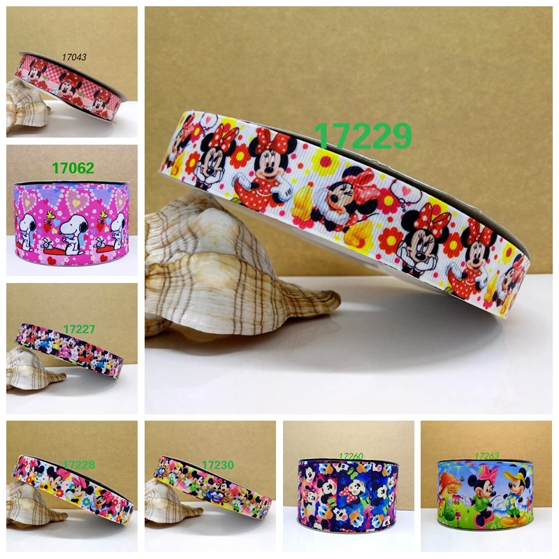 

Free shipping 2016 new arrival ribbons Hair Accessories ribbon 10 yards printed grosgrain ribbons 17229