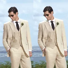 Smoking Sale Real Two Buttons 2017 Man Suits Men’s Tuxedo Wedding For Men Groom Groomsmen Tuxedos Mens Suits(jacket+pants+vest)