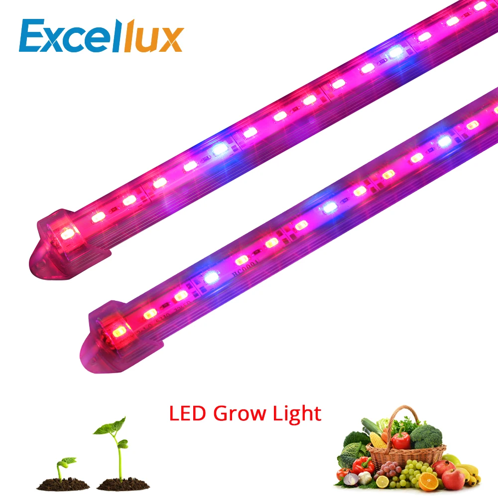 US $10.39 2PCSLot LED Grow Light Full Spectrum 12V IP67 Waterproof 5630 LED Bar Light For Aquarium Gardent Greenhouse Plant Growing Lamps