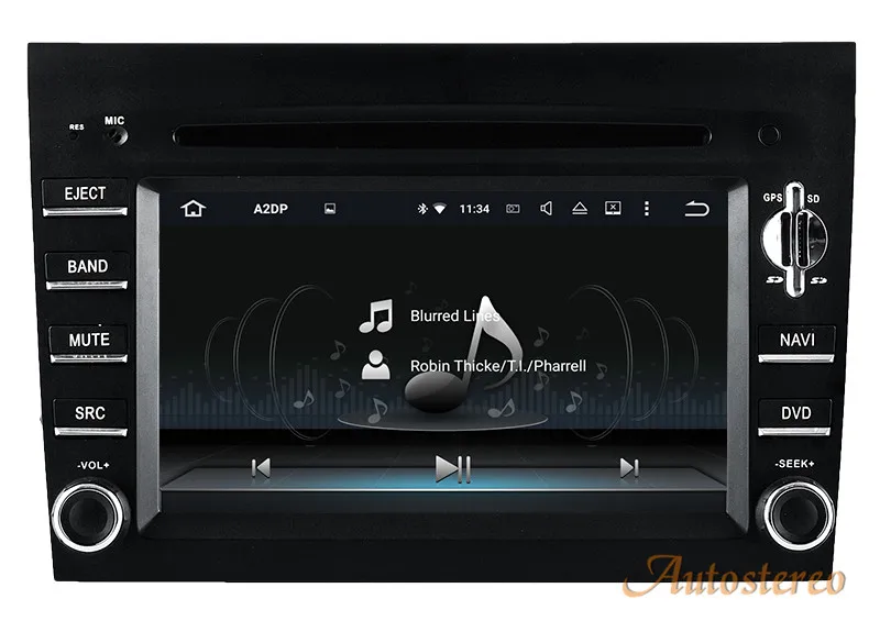 Top 6.2" Android Car GPS Navigation Anti-dazzling Screen Radio DVD Player for Porsche 911 997 CAYMAN 2005-2008 BOXTER 2005-2012 5