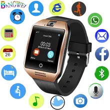 BANGWEI New Men Bluetooth Smart Watch Women sport Pedometer Clock LED Large screen color Touch Screen Support TF SIM card+Box