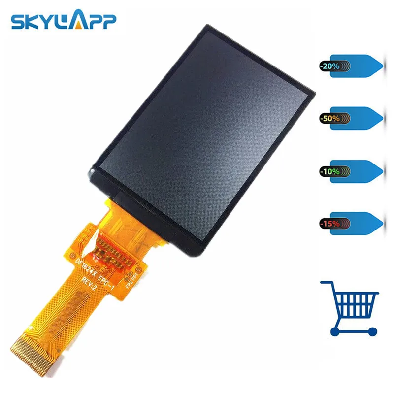 Skylarpu 2.6inch LCD screen for Garmin approach G6 G7 GPS LCD display panel (Without backlight) (without touch) Free shipping skylarpu 2 6 inch for garmin edge 810 800 handheld gps navigation lcd screen replacement without backlight without touch
