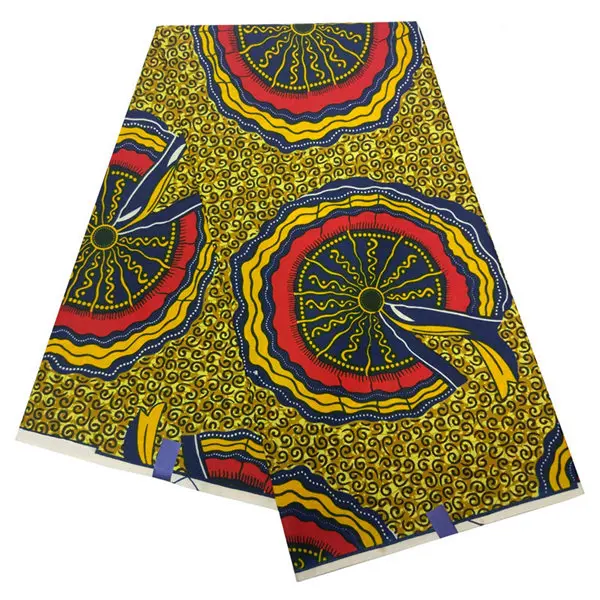 Африканская ткань хлопок Анкара ткань африканская ткань с принтом чистые свадебные платья африканская восковая ткань - Цвет: HS550616A12