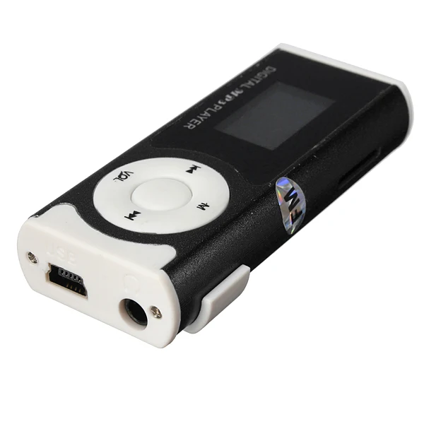 Мини USB клип плеер MP3 плеер ЖК-экран 16 Гб мини SD TF карта