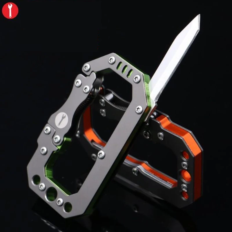 EDC Multitool Carabiner Fold Knife Keyring Edcgear Fast Hang Buckle Servival Equipment Outdoor Camping Climbing Backpack Buckle