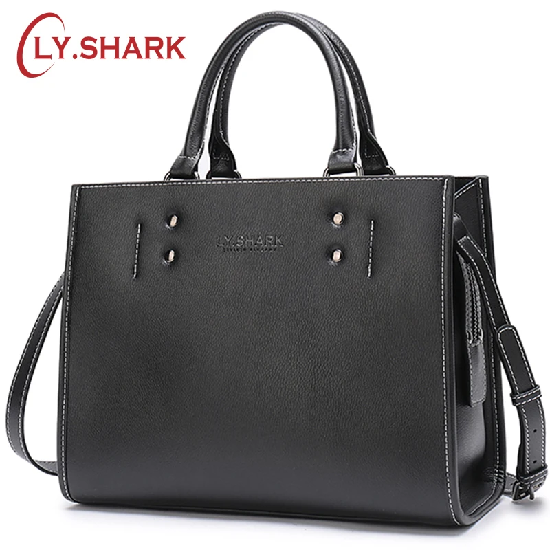 

LY.SHARK Bags For Women 2018 Genuine Leather Handbag Messenger Crossbody Bags Shoulder Female Fashion Tote Luxury Handbags