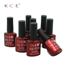 2016 10pc / lot beautiful women nail UV gel nail polish durable soak LED UV gel nail polish