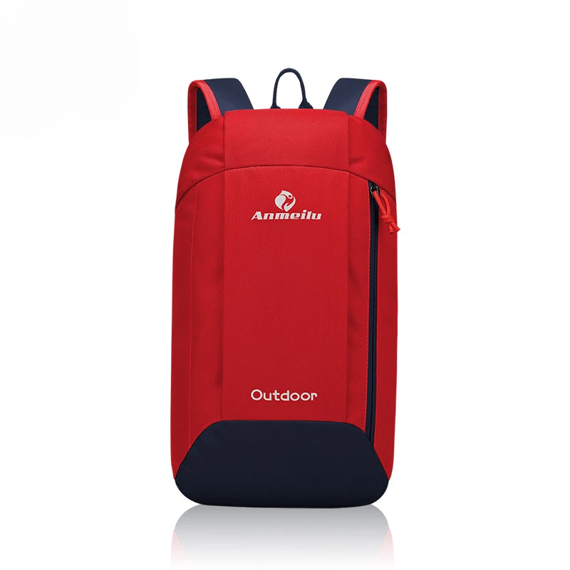 ANMEILU 10L рюкзак для путешествий, мужской женский спортивный рюкзак, водонепроницаемая сумка для альпинизма, походный рюкзак для девочек и мальчиков, детский - Цвет: Red black