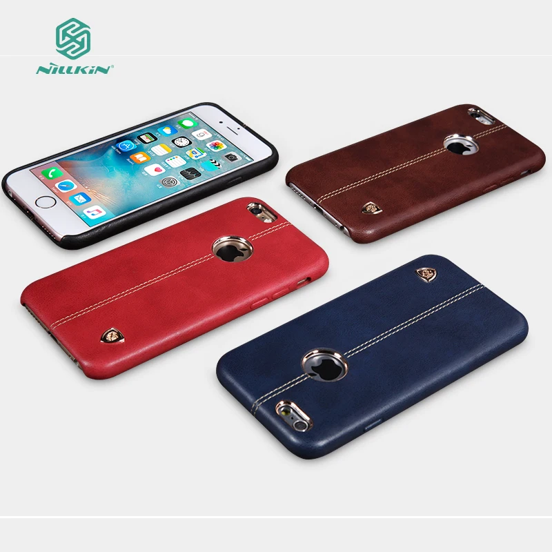 imágenes para Para Iphone6S Cubierta del Estilo Del Negocio Englon Nillkin Funda De Cuero Clásico Para El Iphone 6 6 S 4.7 Patrón de Crazy Horse imágenes para Para Iphone6S Cubierta del Estilo Del Negocio Englon Nillkin Funda De Cuero Clásico Para El Iphone 6 6 S 4.7 Patrón de Crazy Horse