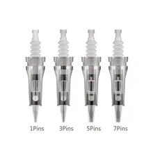 50 шт. иголка PMU картридж наконечники для рукоделия отшелушивающие сужающие поры устройство Электрический Микро прокатки Дерма StampTherapy Красота Инструменты