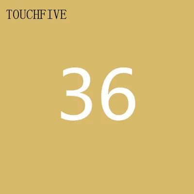 1 шт. TouchFive на выбор, 168 цветов, маркеры для эскизов, маркеры на спиртовой основе, набор цветных маркеров, товары для рукоделия, ручка для школы - Цвет: 36