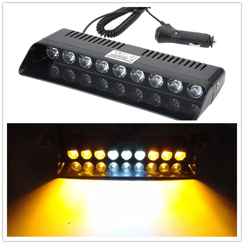 02007 car warning lights 9 led yellow light vehicle car continued