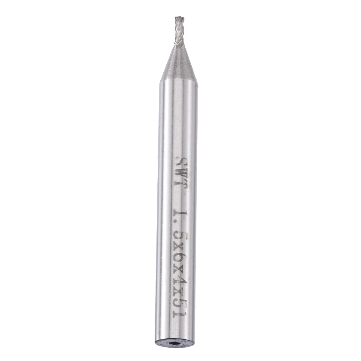 10Pcs 4 Flute End Mill 1.5/2/3/4/5/6/7/8/9/10mm High Speed Steel Straight Shank End Milling CNC Cutter Drill Bit Cutting Tool