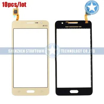 

10pcs/lot Gold Color Front Cover Touch Screen Digitizer Panel For Samsung Grand Prime Duos SM-G530H G530