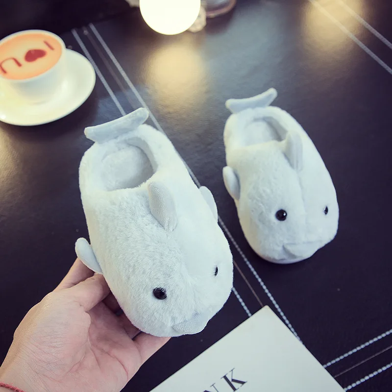 Хлопковые тапочки с мультяшным рисунком для родителей и детей Корейская версия