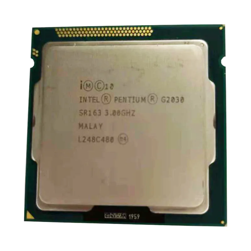 Двухъядерный процессор Intel G2030 cpu LGA1155 socket 3,0g H81 B85 материнская плата оригинальная материнская плата B75 Pentium двухъядерный процессор g2030