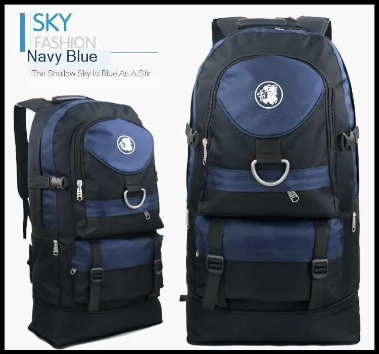 Новый мужской рюкзак 60L Большой Вместительный многофункциональный