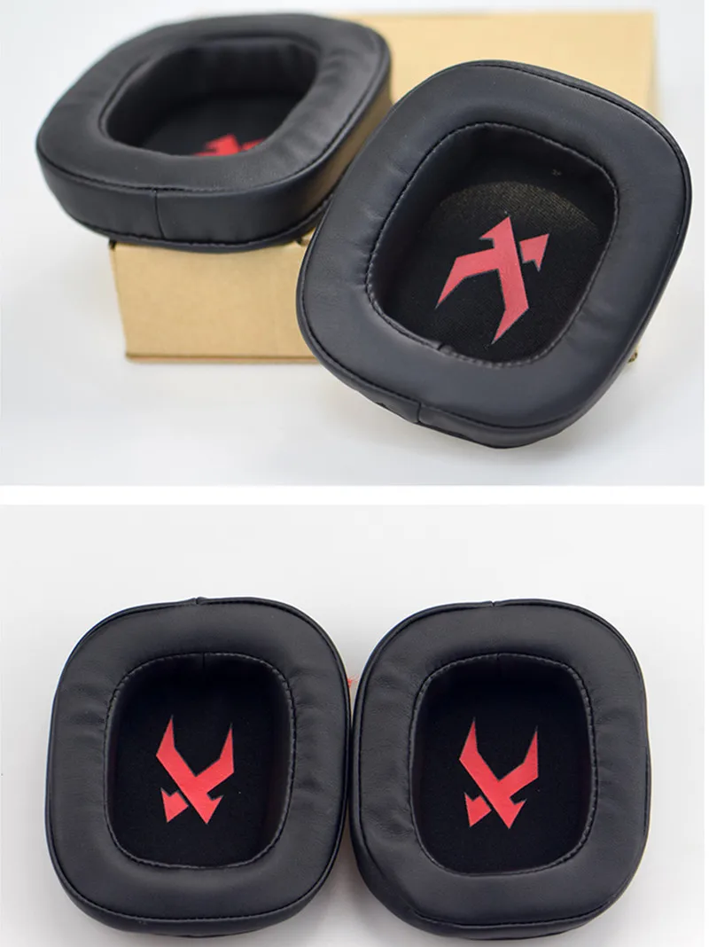 Ear Pads For XIBERIA K10 Headphones Replacement Memory Foam Earpads Fits Headphones Black protein Leather Comfortable MAY31 (3)