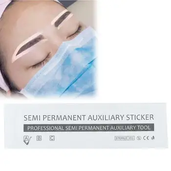 

Tattoo Supplies Professional Disposable Semi Permanent Auxiliary Sticker Eyebrow Tattoo Tools Eyelashes Accesories