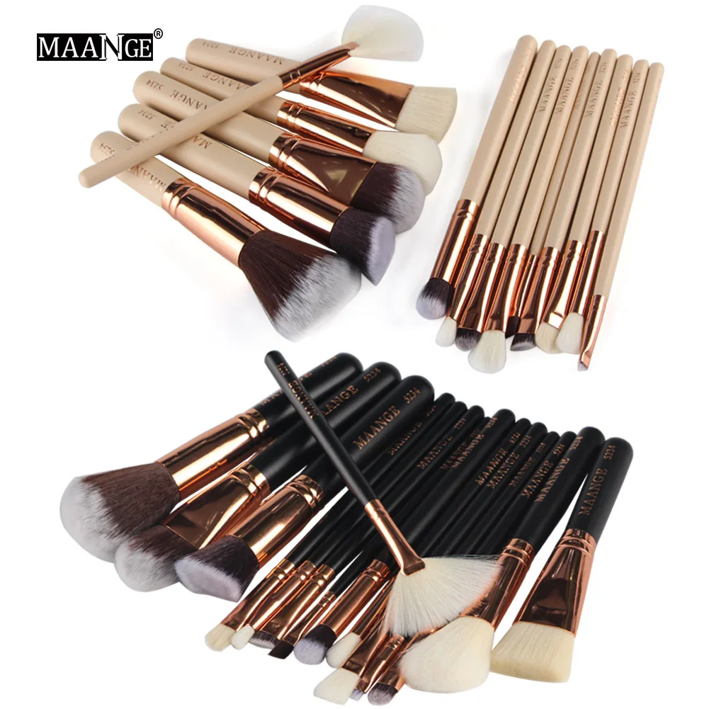 

32 Colors Eyeshadow Palette Eye Shadow Professional Cosmetic Leather Case/maange 15 a Makeup Brush Set Rose Gold Tube Beauty