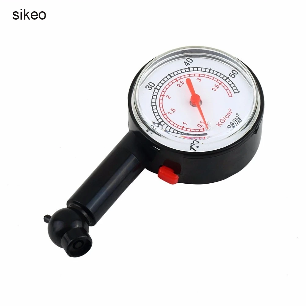 Sikeo Auto Car Tire Pressure Gauge Meter Durable 0 50 psi Plastic Tyre