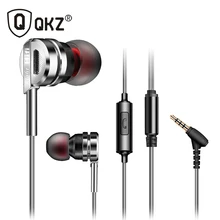 QKZ DM9 In-ear Earphones 100% Original dj fone de ouvido Professional HIFI Stereo Earphone Super Bass Noise Canceling Headset