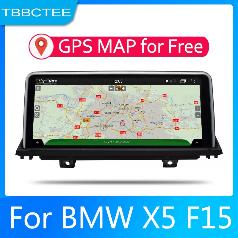 Clearance Car Android System 1080P IPS LCD Screen For BMW X5 F15 2014~2018 Car Radio Player GPS Navigation BT WiFi AUX 3
