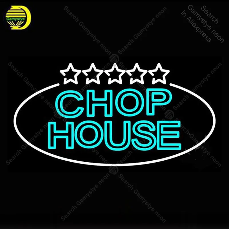 Неоновая вывеска для двухтактного зеленого Chophouse неоновая лампа знак дисплей пивной свет настенный знак для комнаты на заказ nein Sign Lamp art