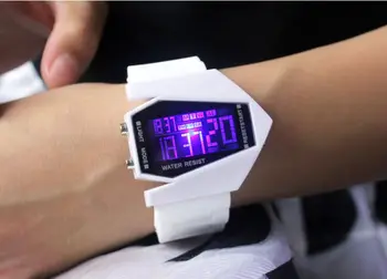 

1pc women men watches wrist clocks unisex fashion aviation aircraft led bombers military sports watches planes hour cute hot