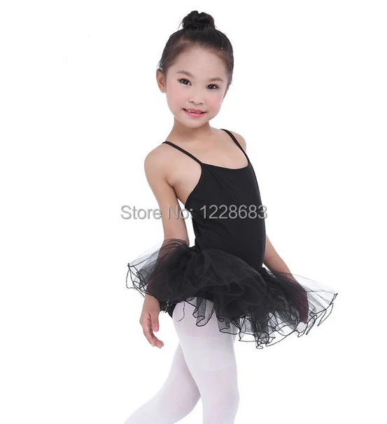 Las chicas niños ballettkleid vestido de baile ballet ballettanzug camiseta bailando vestido 