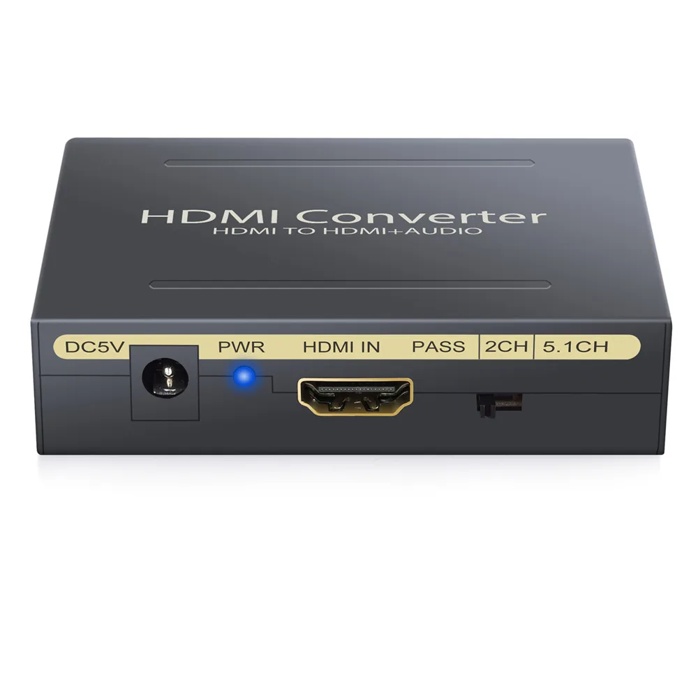 PROSTER для 1080P 5 1 Mini HDMI аудио конвертер Оптический SPDIF + RCA экстрактор сплиттер с
