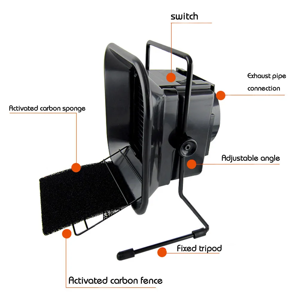 220 В/110 В, штепсельная вилка Европейского/американского стандарта, 30 Вт, 493, поглотитель дыма для припоя, ESD, экстрактор дыма с 10 бесплатными губками для фильтра с активированным углем