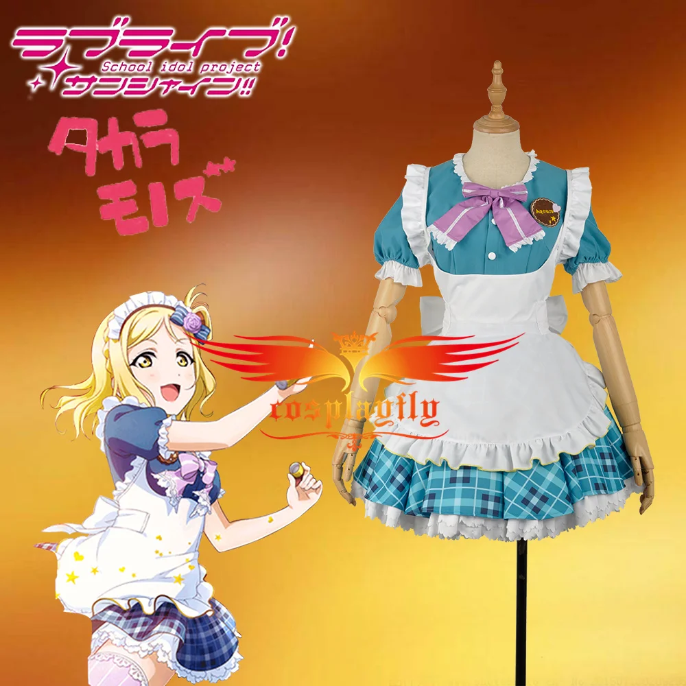 LoveLive! SunShine! akours Mari платье охара День Святого Валентина непробужденная горничная