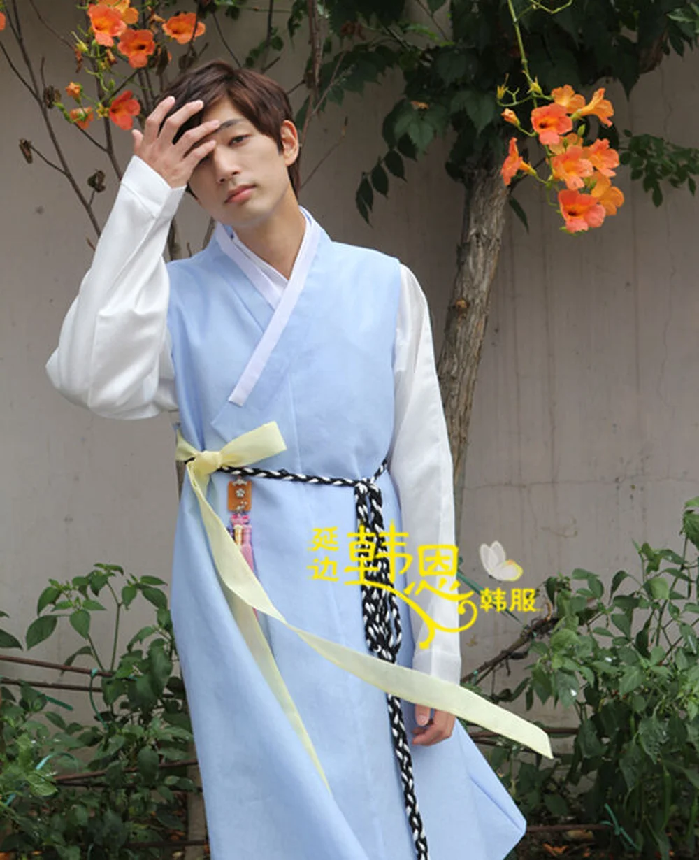 Ханбок платье на заказ, корейские традиционные мужские вечерние наряды ханбок
