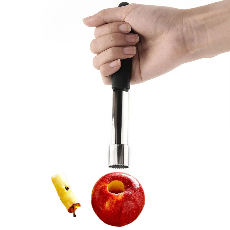 

Stainless Steel Easy Twist Fruit Core Seed Remover Apple Core Seeder Kitchen Gadgets Accessories Product Useful Tools 1 Pcs