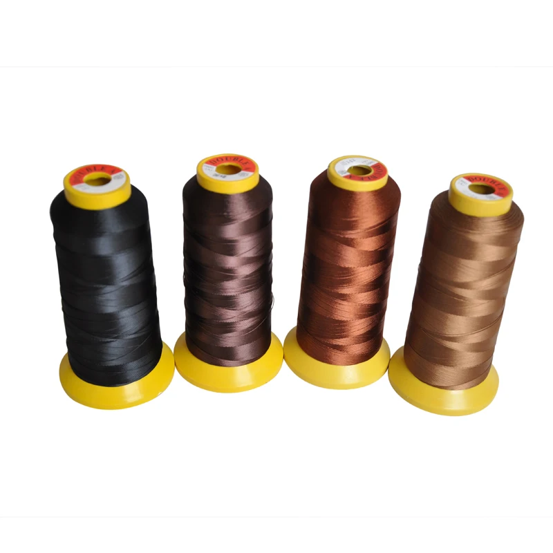 

Black/Dark Brown/Brown/Lgiht Brown/Beige Thread of Hair Weaving High Intensity Silk Thread Hair Extension Tools For Lace Wig
