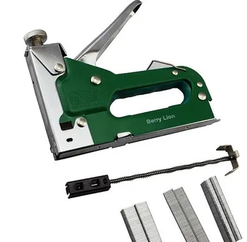 

Heavy Duty 3-Way Staple Gun Manual Code Nail Gun Durable U-Shape Door Nail Gun Hand Tool