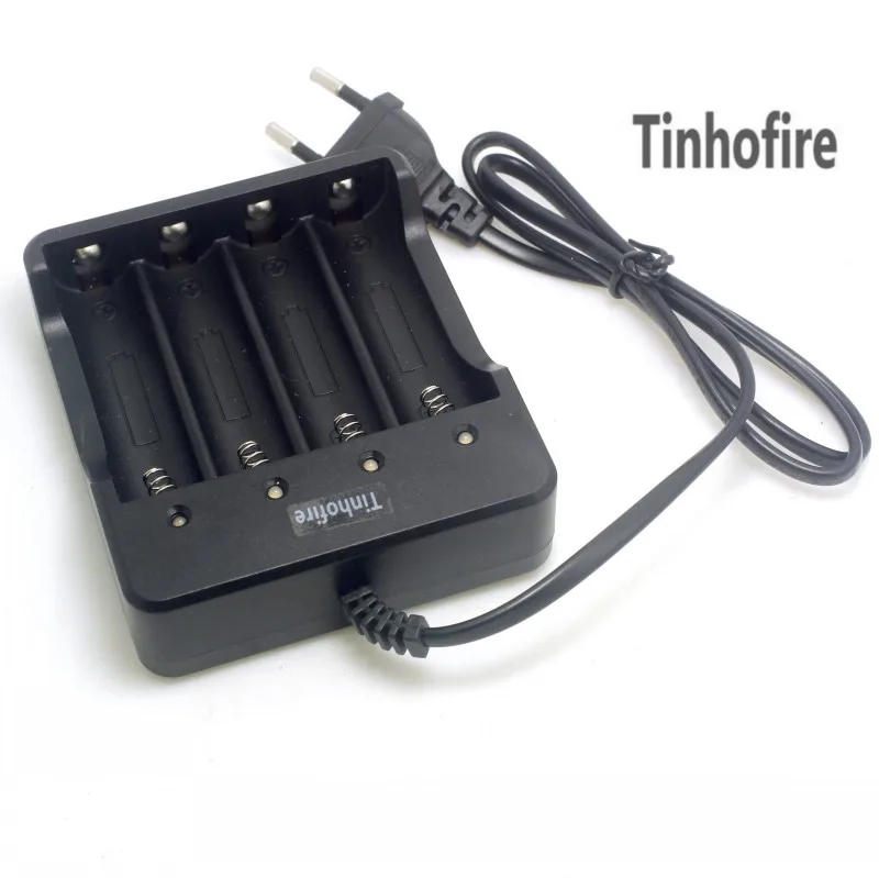 Tinhofire 4 Slots Intelligent Battery Charger with short circuit protection For 4X 18650 lithium-ion rechargeable battery Tinhofire 4 Slots Intelligent Battery Charger with short circuit protection For 4X 18650 lithium-ion rechargeable battery