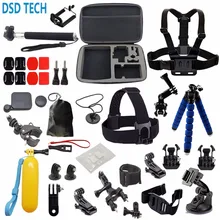 DSD TECH pour aller pro supports accessoires ensemble Octopus Trépied pour gopro hero 4S 4 3 Xiaoyi mi Caméra sjcam sj4000 wifi H9 H9R 18A