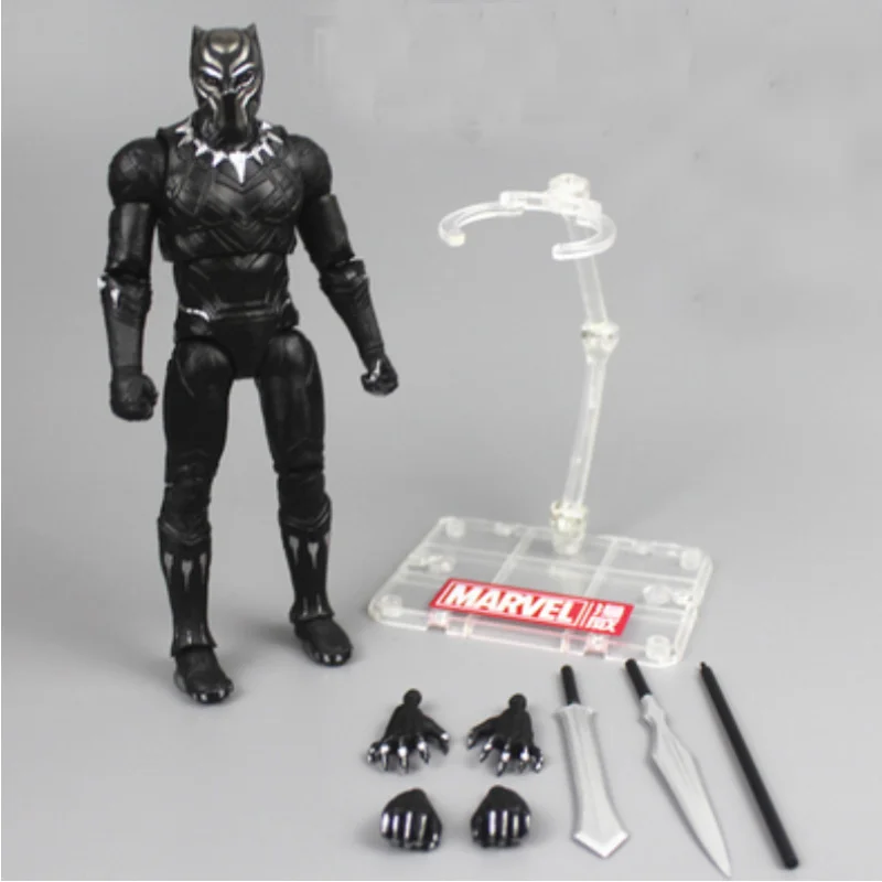 

Marvel Action Figure Avengers Black Panther Toys Kotobukiya Artfx Statue Scale Pre-painted Model Kit Pvc Collectible Model