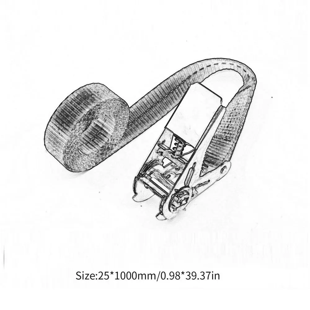 6 м Пряжка стяжной ремень грузовые ремни для автомобиля мотоцикла велосипеда с металлической пряжкой буксировочный трос сильный храповый ремень для багажной сумки