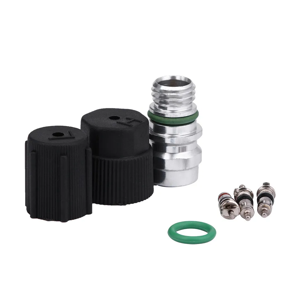 

Auto air conditioning parts AC A/C System Cap & Valve Cores Santech Rapid Seal Kit Air Conditioning Service f17