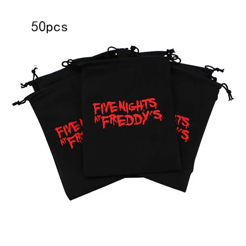 5 шт. 12 шт. Five Nights At Freddy's Набор фигурок Бонни Фокси Фредди Fazbear фигурка медведя игрушки и черный мешок - Цвет: 50pcs bags