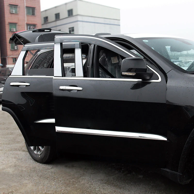 Для Jeep Grand Cherokee 2014 2015 2016 2017 2018 АБС хром боковая дверь корпус автомобиля литье