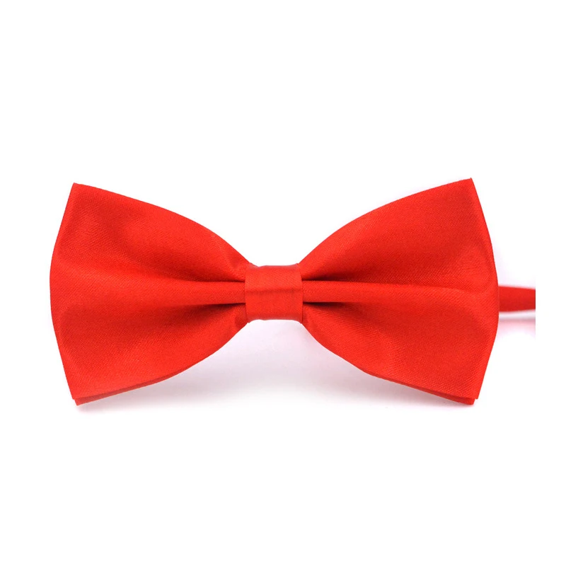 Модные мужские галстуки-бабочки смокинг Классический однотонный цвет Свадебная вечеринка красный черный белый зеленый галстук-бабочка бренд - Цвет: A14