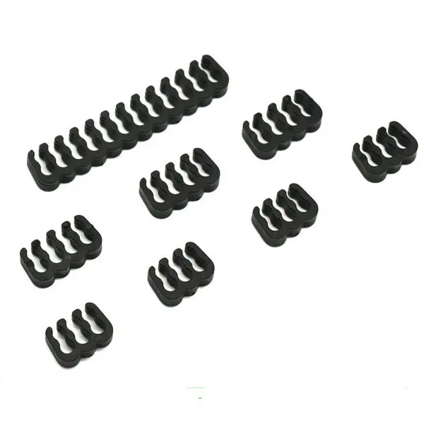 Black cable comb